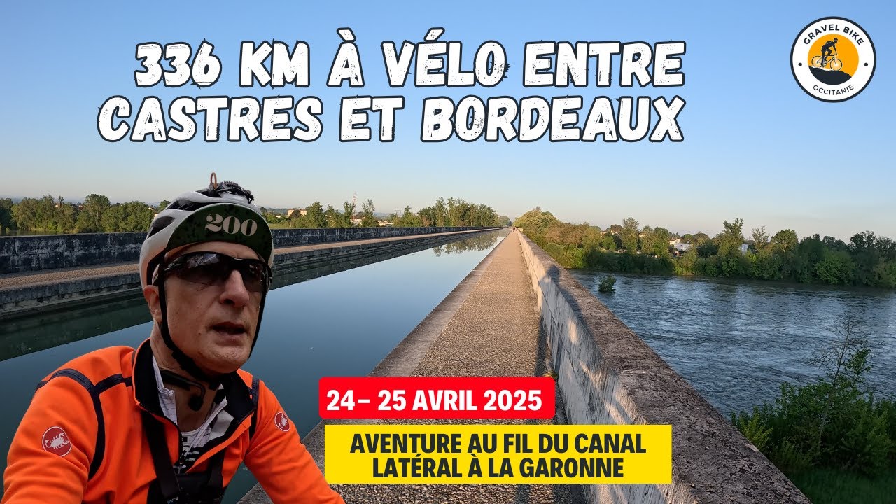 336 km à Vélo entre Castres et Bordeaux 🚴‍♂️
