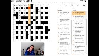 Beginner video:  How to solve The Times crossword on 20 Dec 2017