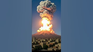 Sky High Nuclear Eruption! inside Volcano Goes Ballistic! 🌋 #Volcano #Eruption