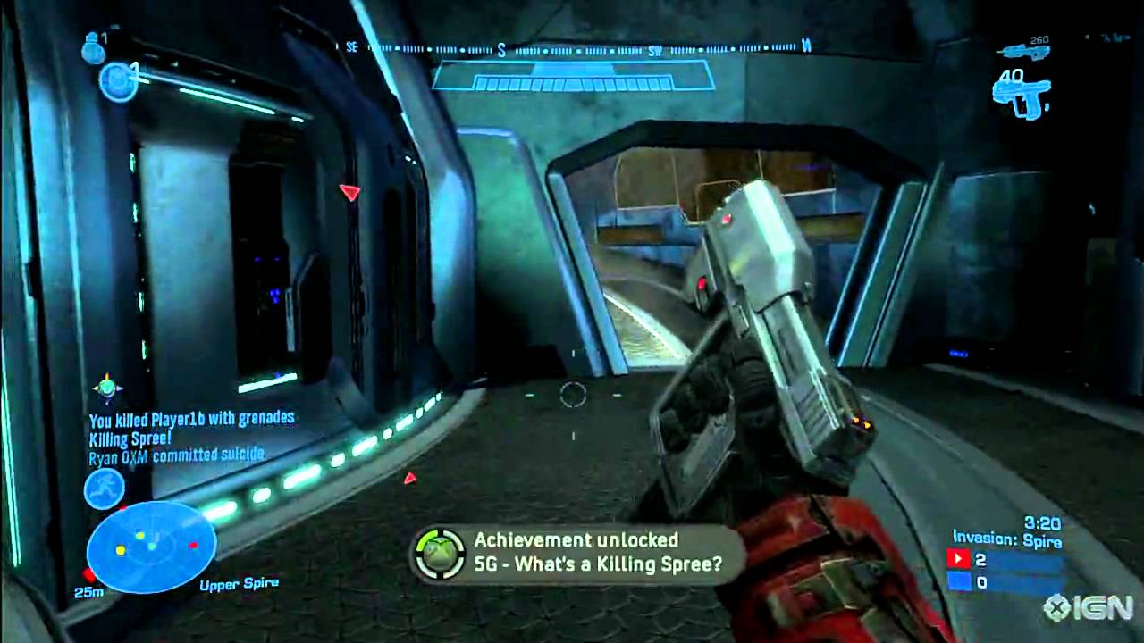 Halo: Reach Multiplayer Gameplay - Killing Spree - YouTube