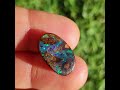 Opale Boulder Taillée En Cabochon, 9.40 Carats, Naturelle D'Australie – Pierre Précieuse Unique