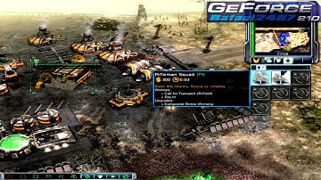 Command & Conquer 3 Tiberium Wars (GeForce 210 + E6550) PC Gameplay HD