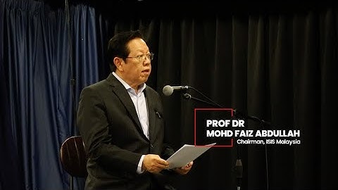 Propelling Malaysia MADANI amidst Postnormal Times speech by Prof Dr Faiz Abdullah at the Exhibition