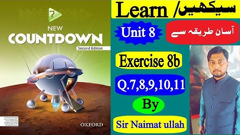 Oxford|New|Countdown|book 7|second|edition|exercise 8b|Q.7 to 11|Algebra|Multiplication|Division.
