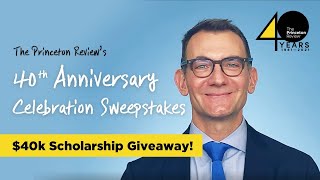 Win $10,000 in Scholarship Money from the Princeton Review