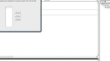 Programa que imprima los numeros pares del 100 al 500