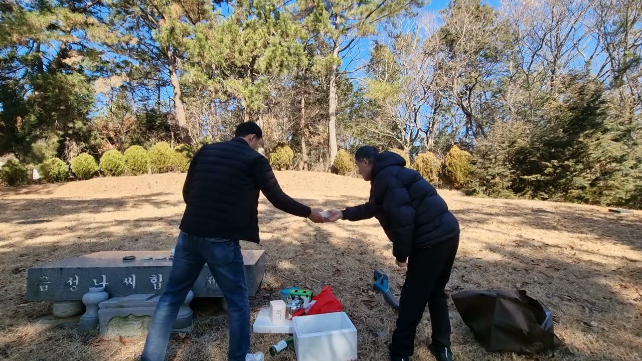 2026년 설날때 묘에 촬영 