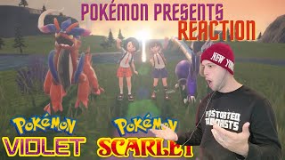 Pokemon SCARLET and VIOLET trailer  REACTION !! AUGUST 3 2022 POKÉMON PRESENTS REACTION !! PALDEA !!