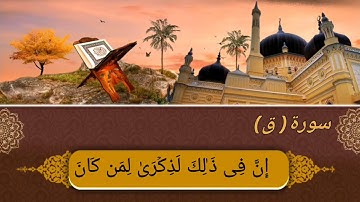 سورة ق/قرأة ما تيسر من سورة ق 🌹