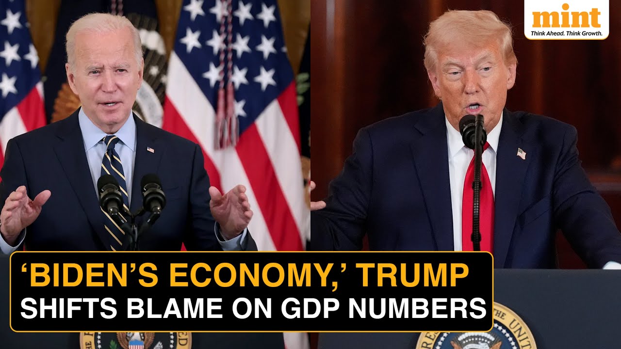 Trump Immediately Blames Joe Biden As US Economy Shrinks By 0.3% In Q1 ...