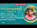Electrochemistry Part- 3 #molarconductivity #equivalentconductivity #electrochemistry #iNsight