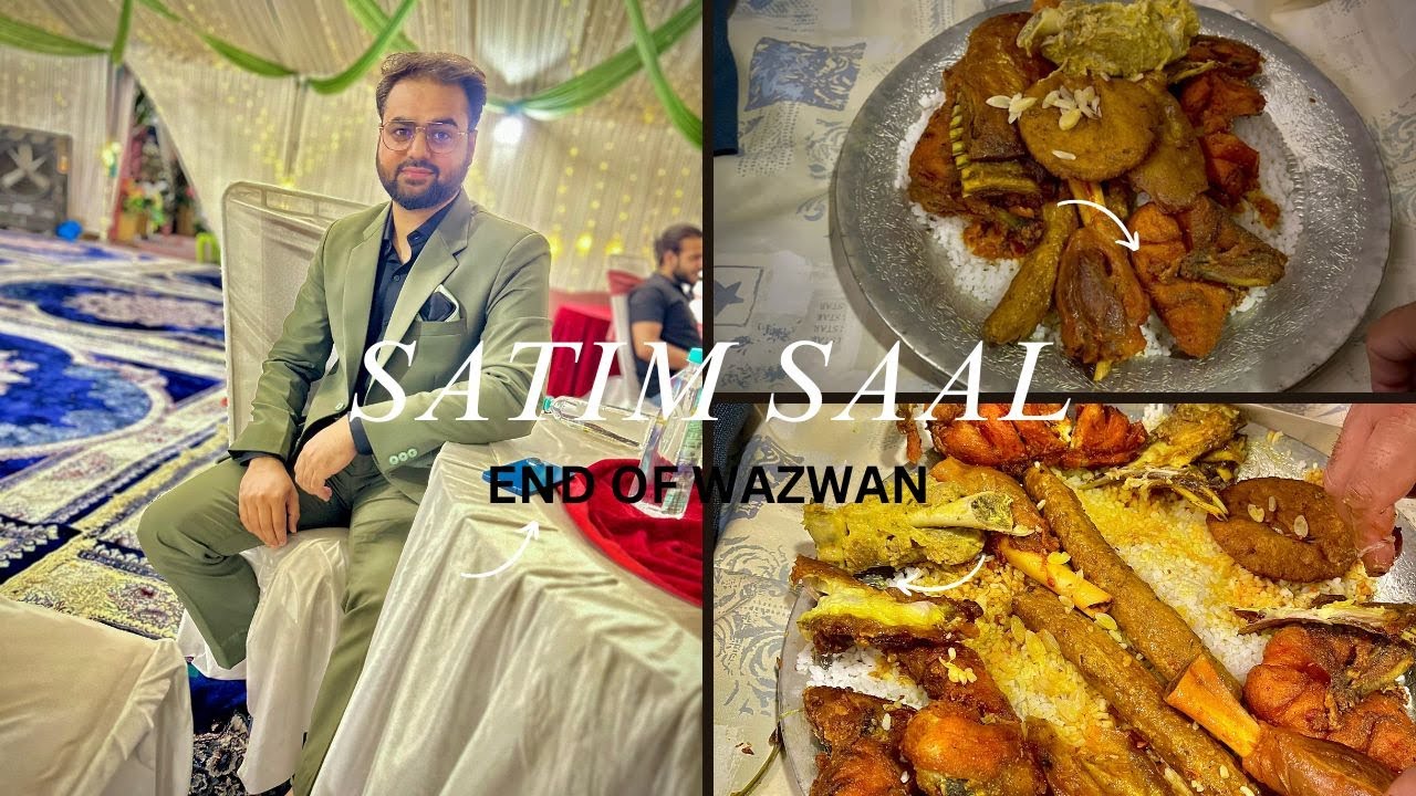 Сатим Саал | Конец Вазвазна | Кашмирская свадьба | Влог 65