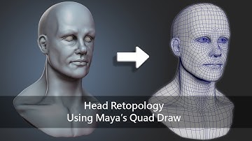 Head Retopology Using Maya
