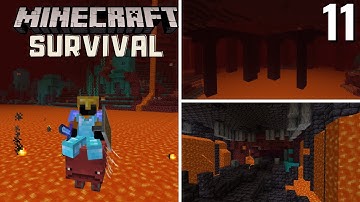 Bastion Remnant and Nether Fortress - Minecraft 1.16 Survival Let