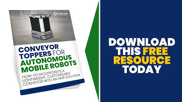 How Autonomous Mobile Robot AMR Integrators Incorporate A Lightweight, Customizable Conveyor Topper