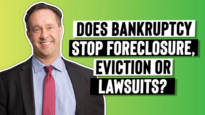 How does bankruptcy stop foreclosure, eviction or lawsuits?