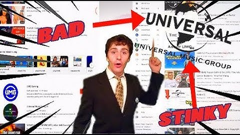 UNIVERSAL MUSIC GROUP RANT (UMG)