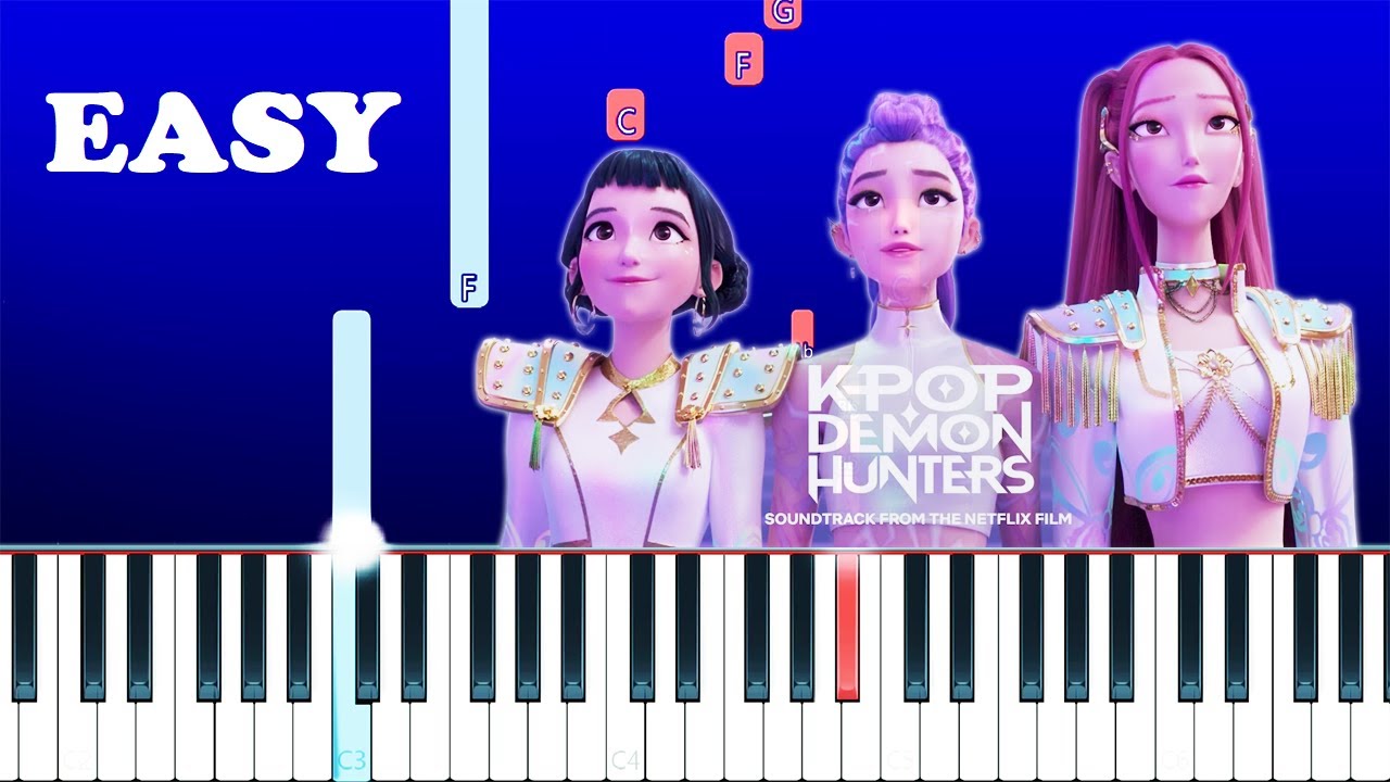 Kpop Demon Hunters - What It Sounds Like (Easy Piano Tutorial) Kpop Demon Hunters - What It Sounds Like (Easy Piano Tutorial)