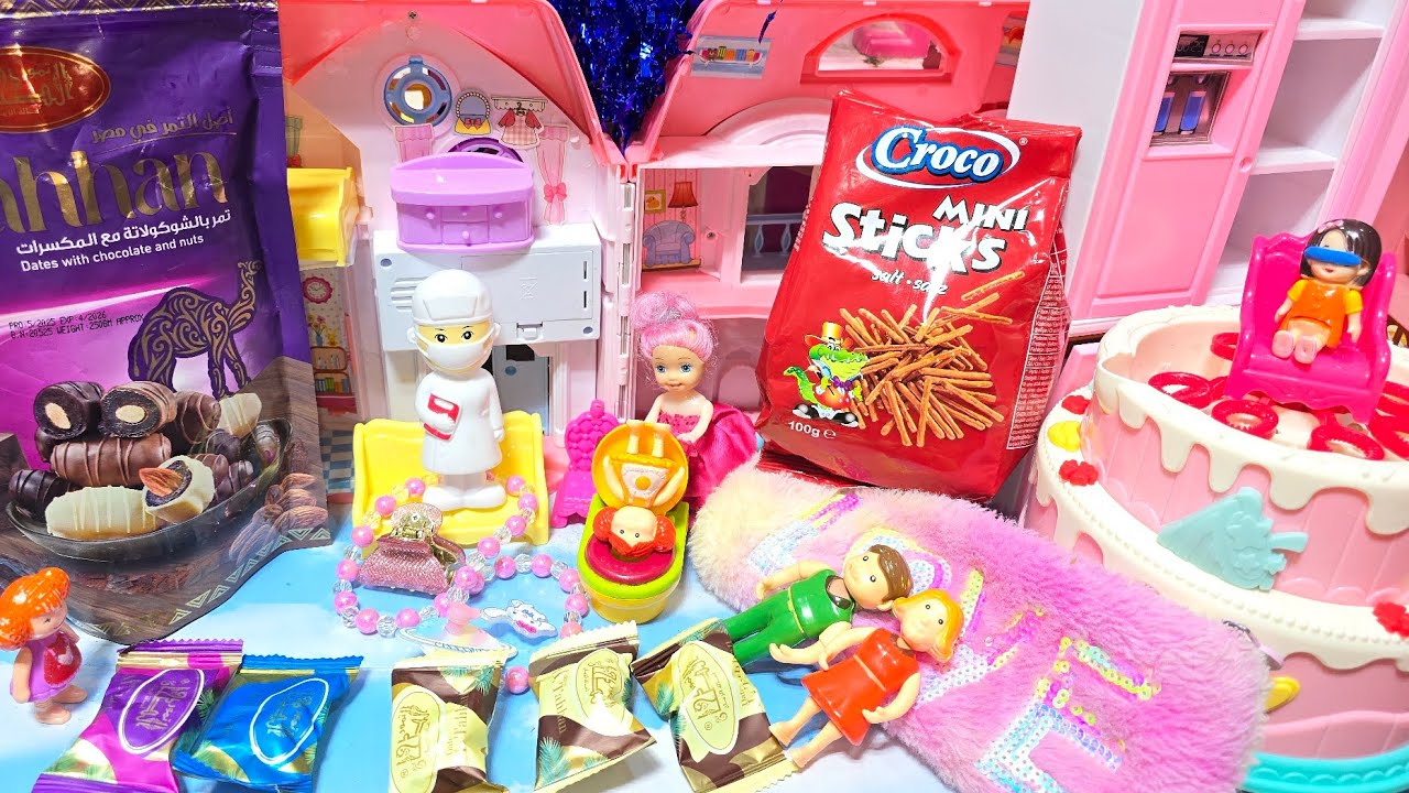 فيلم اختي رؤي ذهبت لتقابل عائلتها الجديدة_عائلة عمر_جنه ورؤي_مامتي دكتورة_العاب بنات 