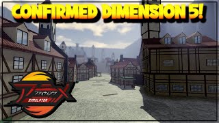 *NEW* CONFIRMED DIMENSION 5 WILL BE.. *ATTACK ON TITAN* THEME IN ANIME FIGHTING SIMULATOR ROBLOX