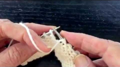 How to Decrease - SSP - Slip Slip Purl - SSP on WS = SSK on RS
