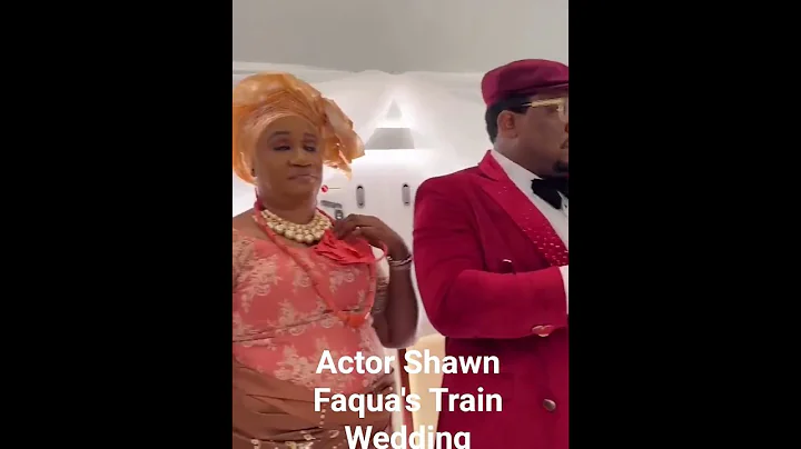 Nigerian Railway Corporation Celebrates Nollywood Actor Shawn Faqua's Train Wedding