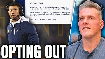 Notre Dame Kicked From Playoffs, Goes Scorched Earth On Their Way Out | Pat McAfee Show