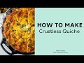 Crustless quiche recipe