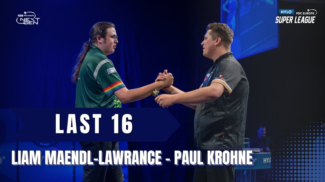 Liam Maendl-Lawrance vs. Paul Krohne - HYLO PDC Europe Super League 2025 - Last 16 - Full Match
