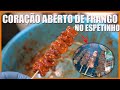 Espetinho de Coração Aberto de Frango