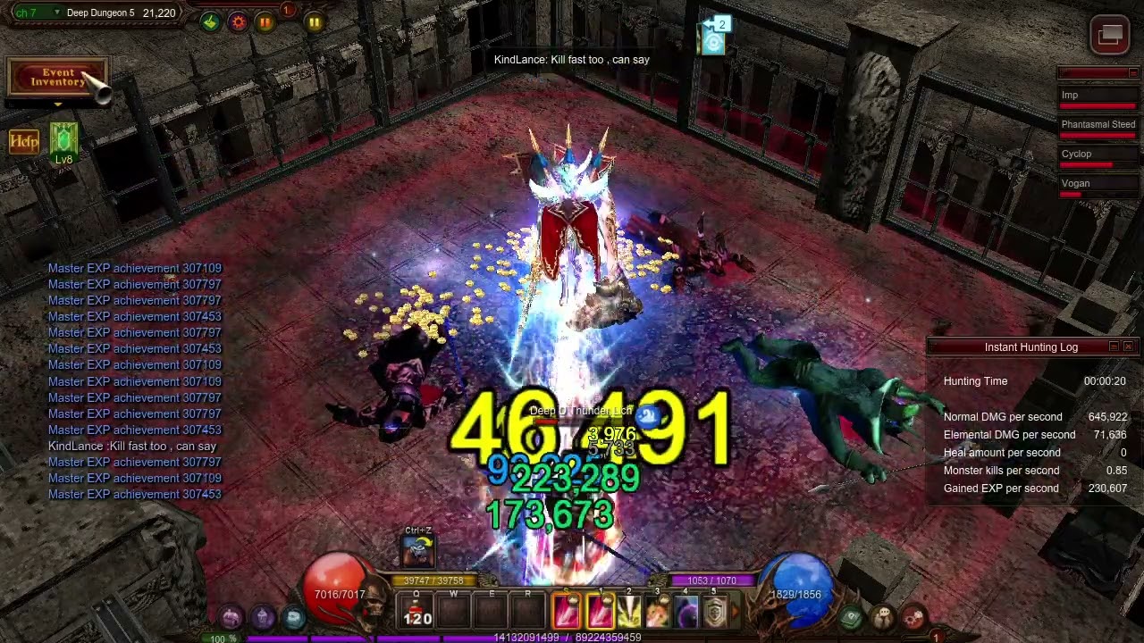 Mu Online Webzen Agility Grow Lancer (GL) 1006 after Rework