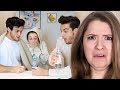 HIGHSCHOOL DROPOUTS TAKE FINALS ft Dolan Twins - Emma Chamberlain Reaction