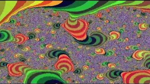 Fractal Zoom Journey with Glissando on Virtual Organ