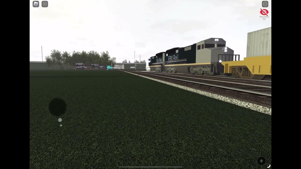 Train hits car carrier YouTube