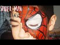 SPIDER-MAN Face Paint Tutorial / Pintacaritas Hombre Araña