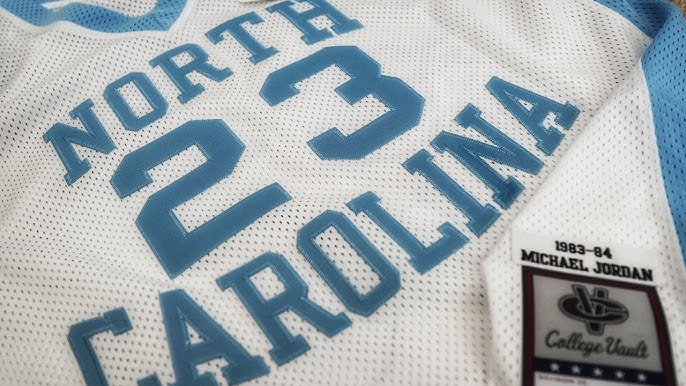 Mitchell & Ness Authentic Michael Jordan University of North Carolina NBA 1983-84 Jersey, White / Medium