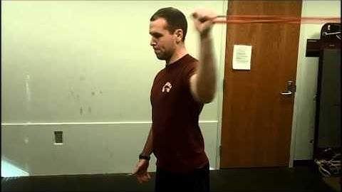 Cuban Press Internal Rotation Band Isometric