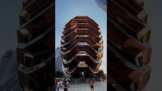 The Vessel at Hudson Yards: oversized New York public art in Manhattan, NY, USA #shorts
