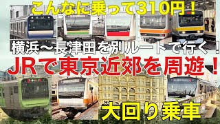 【JRで東京近郊を周遊！】横浜駅〜長津田駅を別ルートで行く