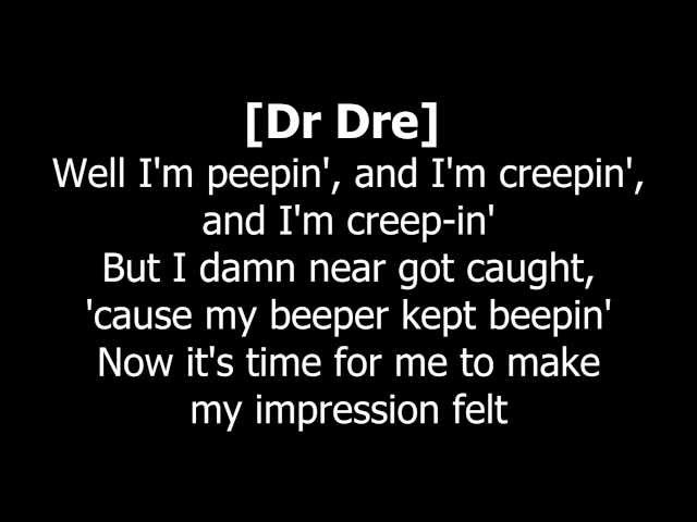 Dr. Dre u0026 Snoop Dogg - Nuthin' But A G Thang (Lyrics) class=