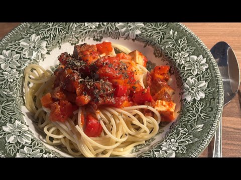Spaghetti-Tofu-Bolognese 🍝 köstlich,