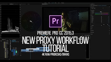 Proxy Workflow: Edit Large 4k RAW files on a Laptop! Premiere Pro CC 2015 and 2017