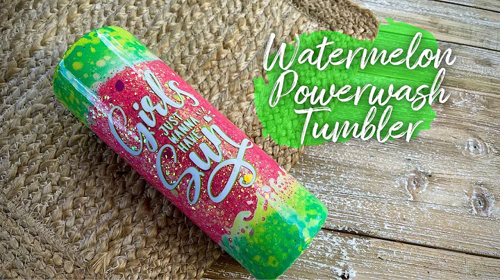 Dawn Powerwash Watermelon Tumbler Tutorial