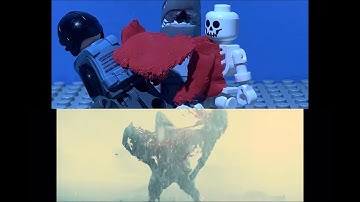 Suicide Squad Trailer Side by Side Comparison in LEGO
