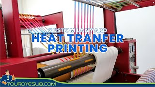 Custom Lanyard Heat Tranfer Printing | Yourdyesub.com