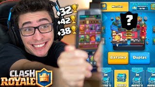 SÓ CONFIO NESSE DECK PARA SUBIR TROFÉUS NO CLASH ROYALE! Diário do Top 1