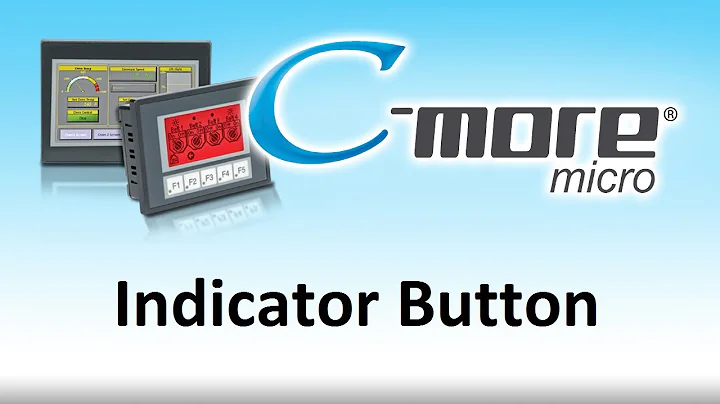 C-more Micro HMI Indicator Button from AutomationDirect