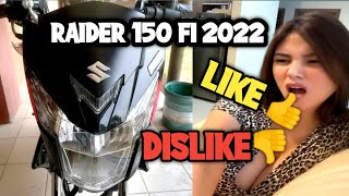 NEW RAIDER 150 FI 2022 LIKE AND DISLIKE