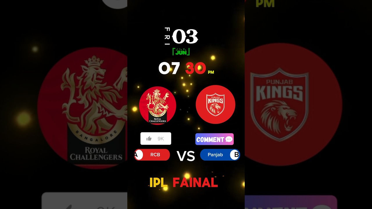 IPL 2025 Final Thriller 🏏 | RCB vs Punjab | Last Over Tak Fight 