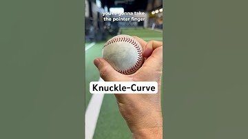 How to throw a Knuckle-Curve. #baseball #mlb #curve #pitching #shorts